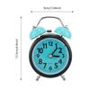 Super Loud Luminous Alarm Clock 3 Inch Loud Alarm Clock Classical Bedside Alarm Clock  For Students