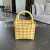 Basket Children's Basket Photo Beach Bag Color Woven Basket Women's Handbag Small Bag