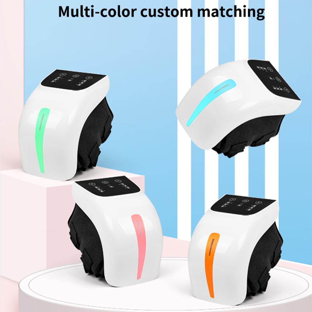 Беспроводной массажер для колена с подогревом, давление воздуха, горячий компресс, вибрация, инфракрасная физиотерапия, наколенник, массажер для лечения колена