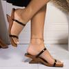 Женские сандалии Летние высококачественные босоножки с открытым носком Повседневные элегантные роскошные босоножки на высоком каблуке Женская обувь для женщин