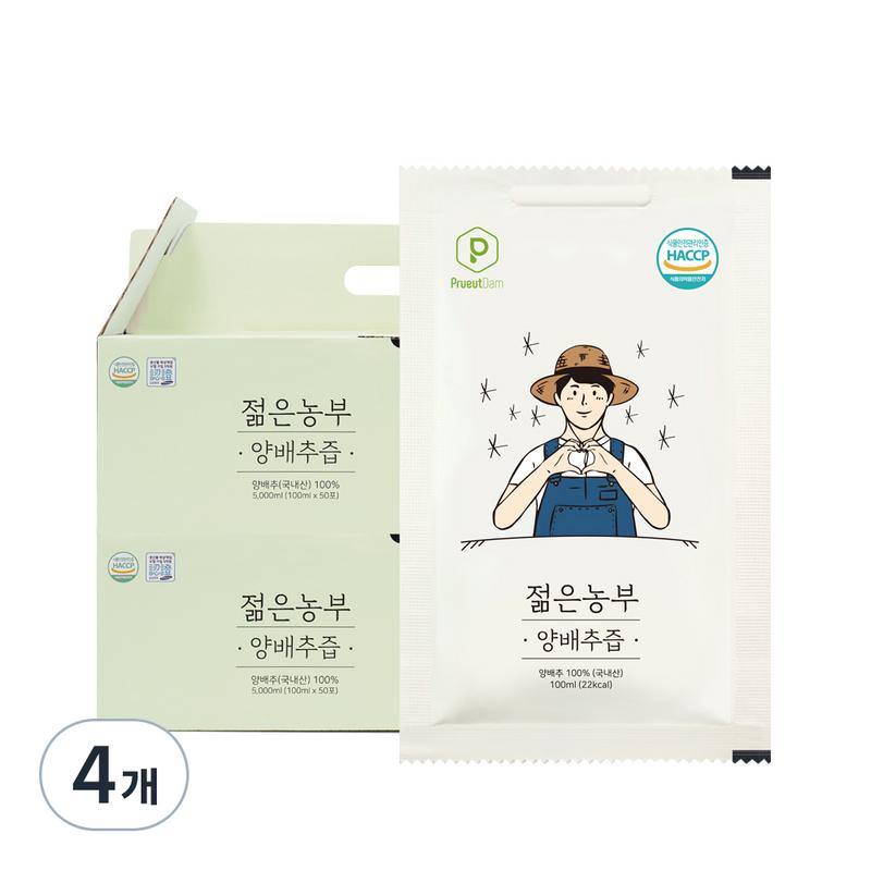 Сок из капусты Purutdam Young Farmer, 100 мл, 120 штук