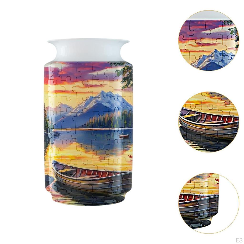 Ваза-головоломка с 3D-цветочной композицией для декора стола