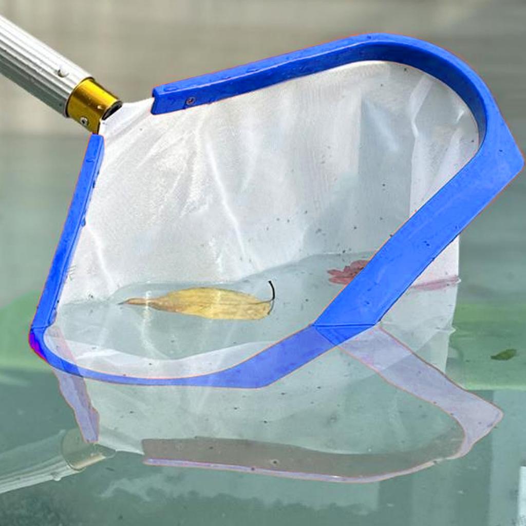 Pool Skimmer Net, Pool Leaf Skimmer Net Head Cleaner, Pool Leaf Rake Cleaning Tool, Fine Mesh Net, Waste Bin