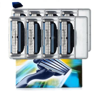 8 шт./лот, высококачественные 3-слойные лезвия, совместимые с машиной Mache 3