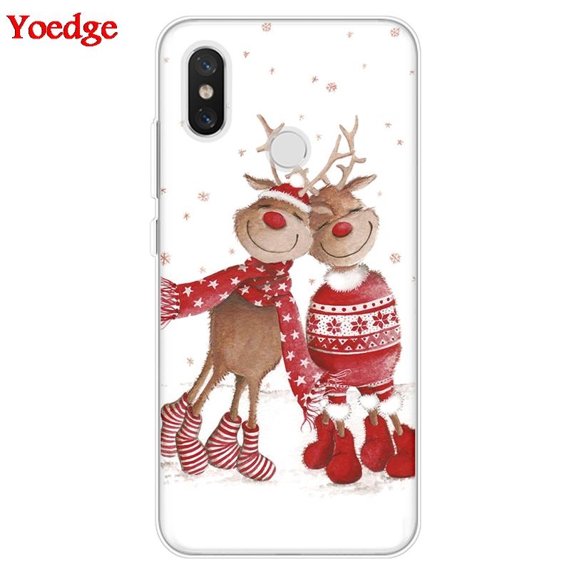 Чехол с рождественским оленем для Xiaomi Redmi Note 9 10 Pro 10S 9S 7 8 8T 5 6 7 9C Mi A3 9T 9 SE 10 10T 11 Lite F3 Poco X3 NFC чехол из ТПУ