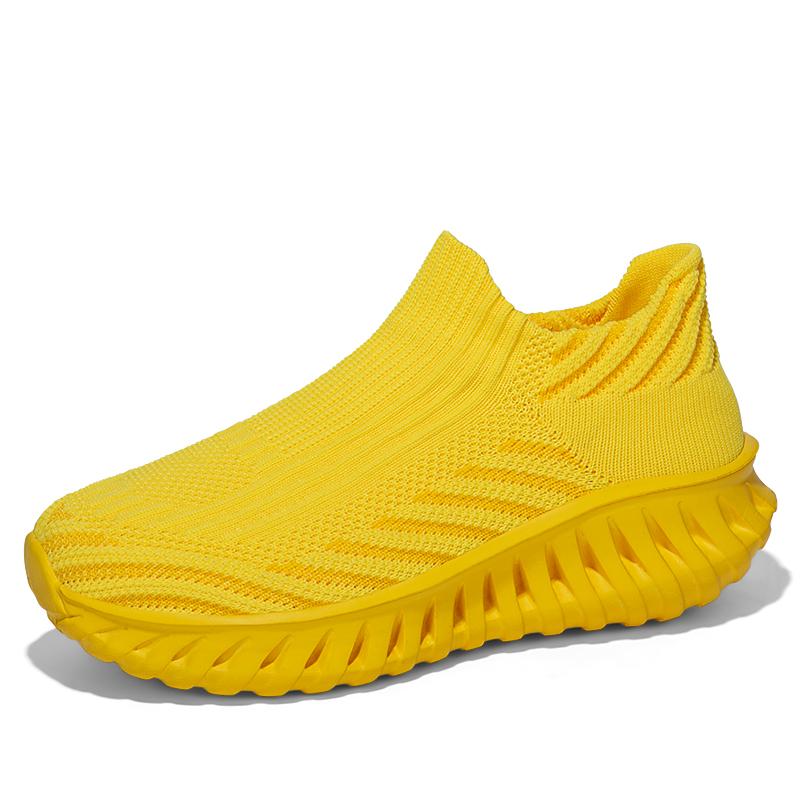 Модный стиль Мужские повседневные кроссовки Дышащие туфли-носки на платформе Кроссовки Мужские Женские Легкие Беговые Спортивные Туфли Размер 46