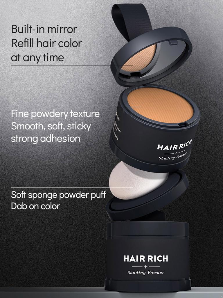 1 шт. водостойкая пудра для затенения линии роста волос, средство для макияжа лба для женщин и девушек, повседневный водостойкий, устойчивый к поту, естественный вид