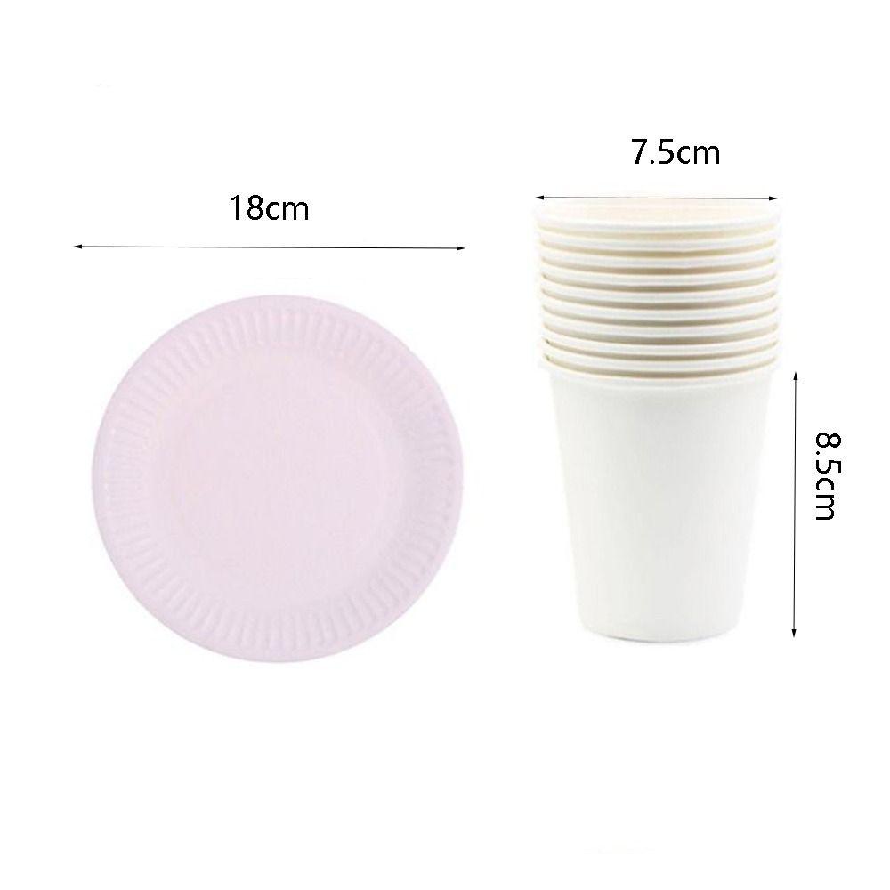 10 шт. Бумажная тарелка для сока Пикник Свадьба Детская Тарелка Декор Посуда Одноразовый Стакан