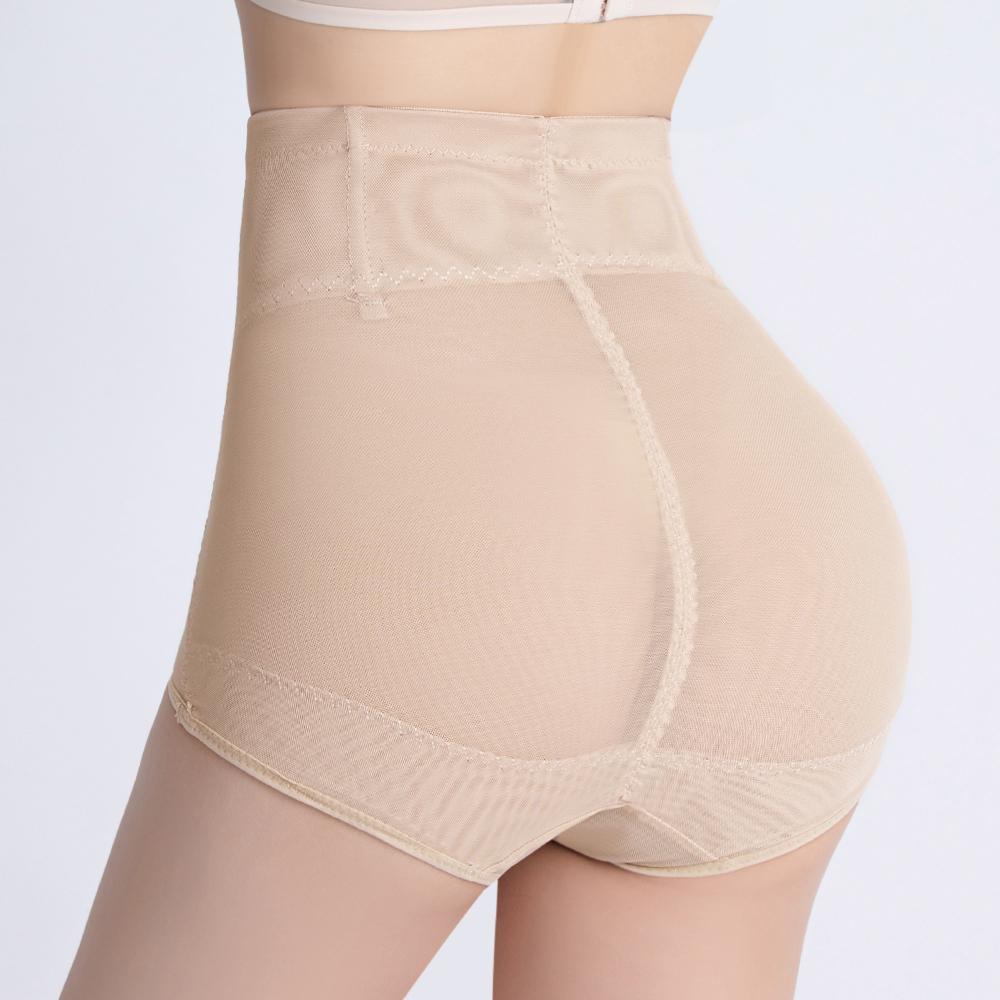 Женское корректирующее белье, тренажер для талии, формирователь тела, двойные трусики с контролем живота, бесшовное нижнее белье с высокой талией для похудения, корректирующие трусики, трусы с поясом