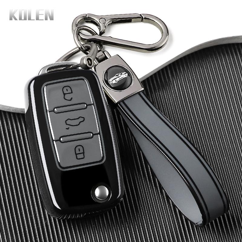 Новый ТПУ Чехол для Ключа Автомобиля Для Vw Volkswagen Polo Tiguan Passat B5 B6 B7 Golf 4 5 6 Jetta Lavida Skoda Octavia Seat Leon Altea