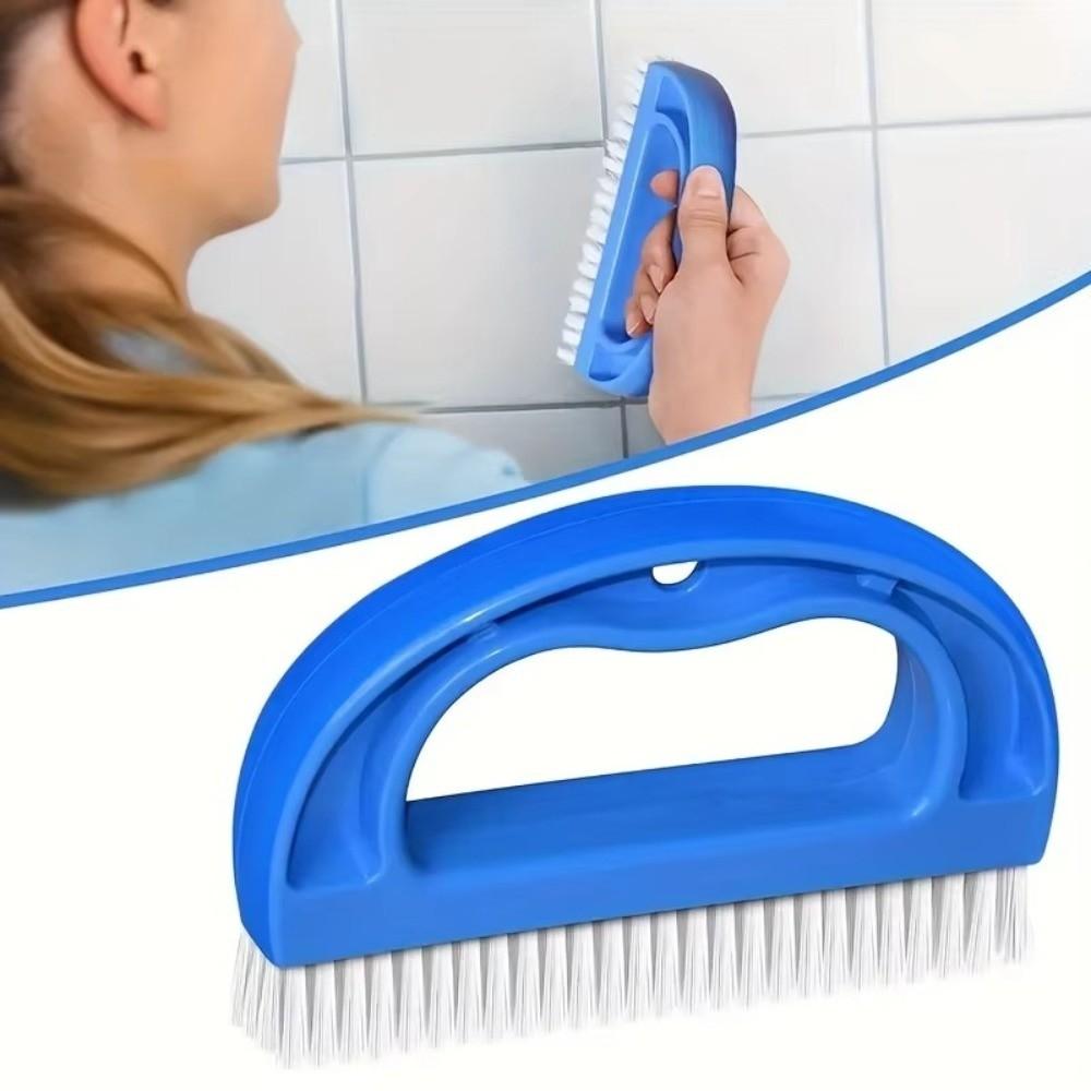 Curved Handle Gap Brush Fine Bristle Scrubber Brush Durable Car Cleaning Brush Car Floor Mats