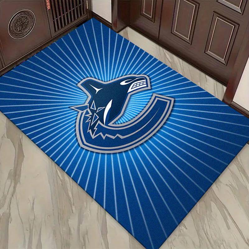 VANCOUVER CANUCKS Carpet Rug for Living Room Bedroom Home Sofa Decoration,Kids play Non-slip Floor Mat