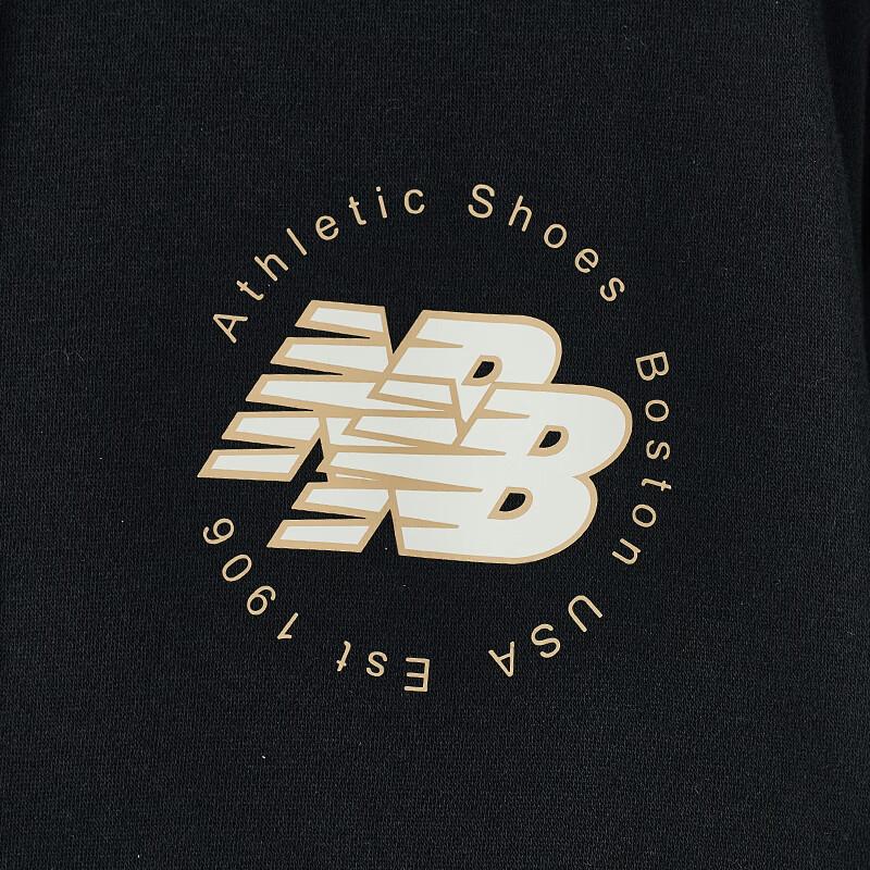 New Balance Толстовки Мужские Черные С капюшоном Умеренные Другие AMT23348-BK