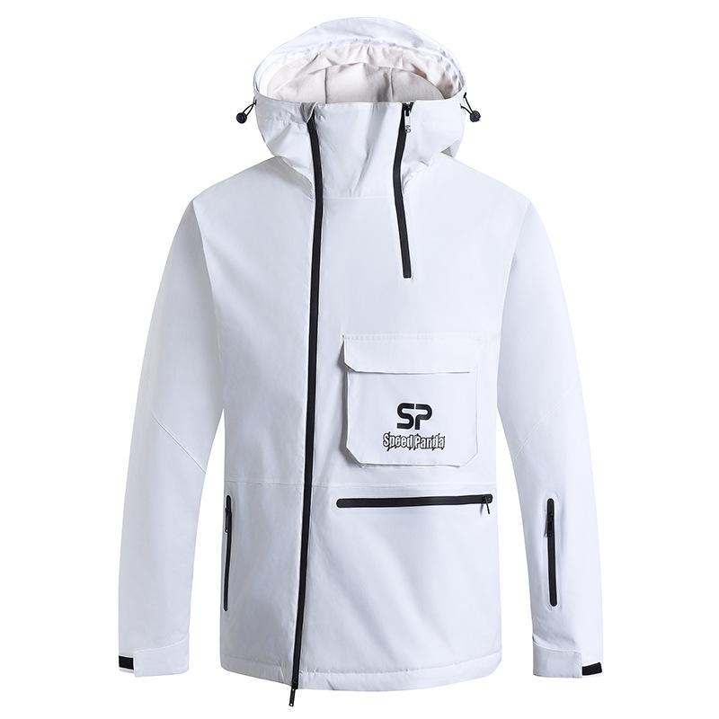 Лыжная куртка для женщин и мужчин, водонепроницаемая, ветрозащитная, утепленная, зимняя, для горных видов спорта на открытом воздухе, с капюшоном, теплая, для катания на лыжах, сноубордическая куртка с карманами