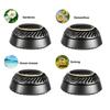 Solar Car Air Freshener Automatic Rotatable Long Lasting Fragrance Air Purifying Auto Aromatherapy Diffuser Ornament Car Interior Accessories