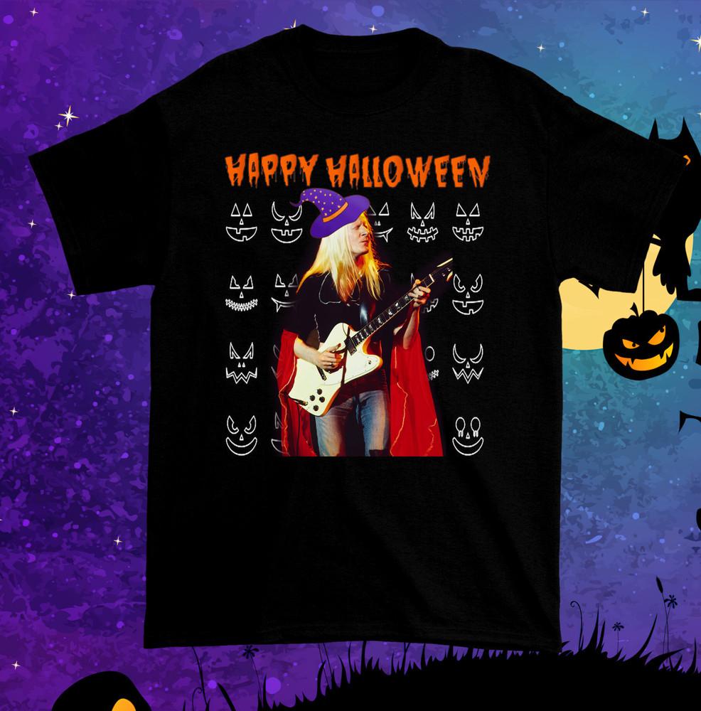Rare Happy Halloween JOHNNY WINTER T Shirt All Size AL1070