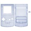 EXtremeRate Запасной корпус, Полный корпус с кнопками, Улучшенный IPS, для Game Boy Color. Прозрачный материал. Совместимо с GBC OSD IPS, Обычный