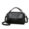 Женская Сумка из Натуральной Кожи Новая Модная Сумка на Плечо Crossbody Мягкая Коровья Кожа с Мелким Гладким Рисунком Кошелек