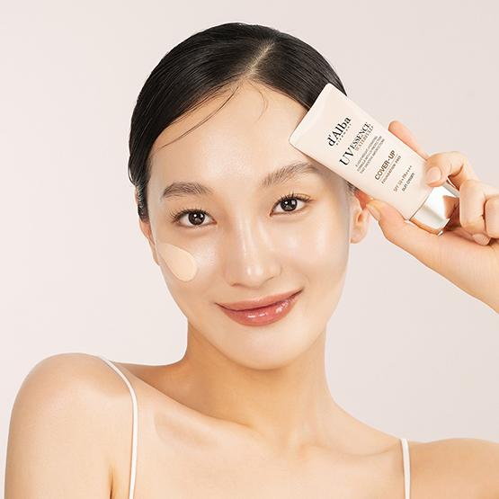 d'Alba Солнцезащитный крем для лица Waterfull Tone Up Cover Beige SPF 50+ PA++++ 50 мл
