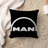 M-Man Truck Logo Pillow Gifts Home Office Furnishings Bedroom Sofa Car Cushion Cover Case 45X45Cm