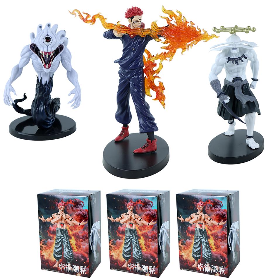 Аниме Фигурка Jujutsu Kaisen Оккоцу Юта/Оримото Рика/Итадори Юдзи Модель Действия ПВХ Статуя Настольное Украшение Коллекционные Игрушки