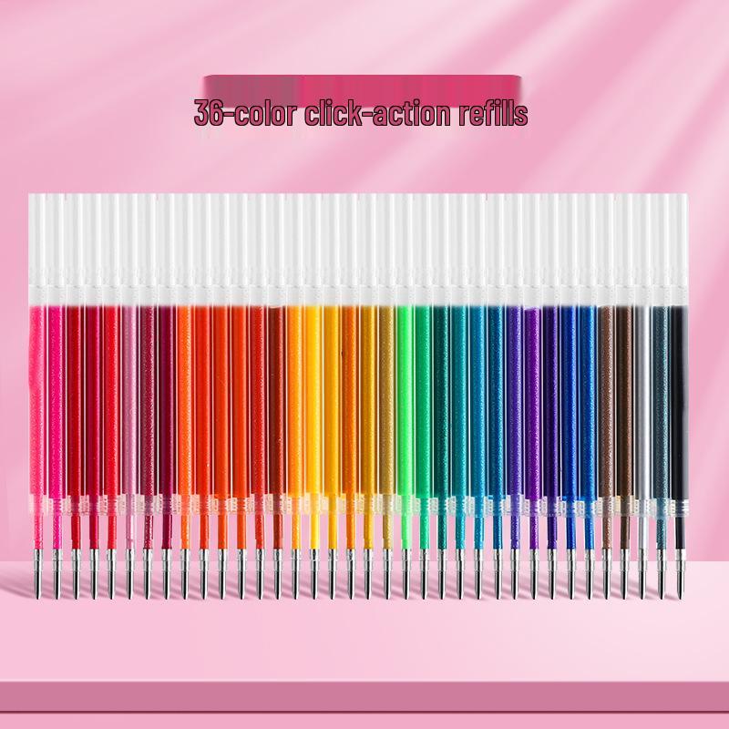 Luminous Glitter Gel Pen - Color-Changing Crystal Sand Effect for Journaling & Drawing.