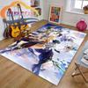 Обои для рабочего стола Cartoon Adventure game carpet3D Print Genshin Impact Floor Mat Living Room Carpet Soft Flannel Play