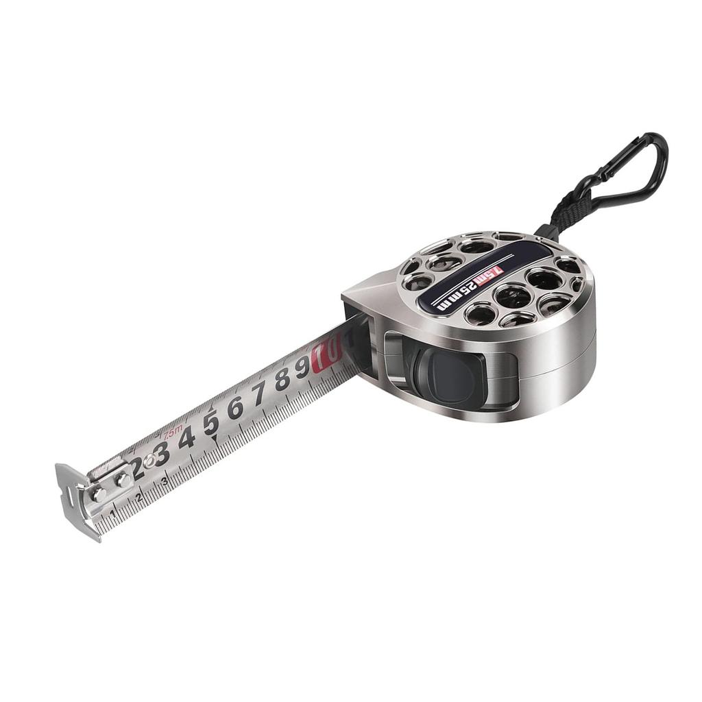 Полая стальная лента 25 футов Нержавеющая измерительная линейка с двухсторонней шкалой Водонепроницаемая Портативная