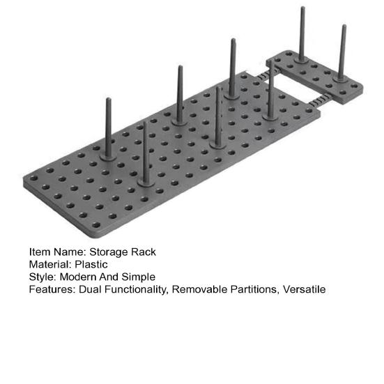 1/2 шт. Стеллаж для хранения Выдвижной регулируемый органайзер для ящика со съемными перегородками Пластиковая сушилка