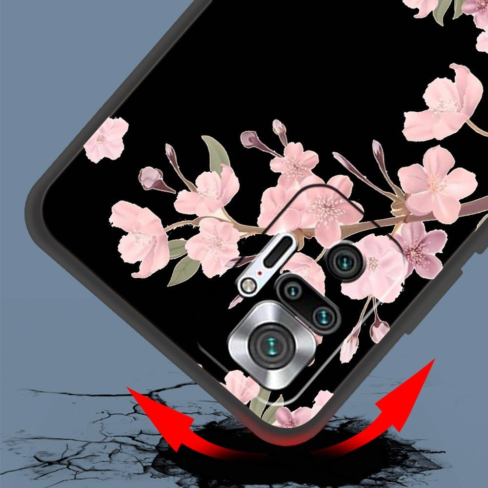 Золотой Чехол Для Телефона С Цветами И Буквой Для Xiaomi Redmi Note 14 13 5G 10 11 12 Pro Plus 4G 14C 13C 12C 10C Черный Чехол