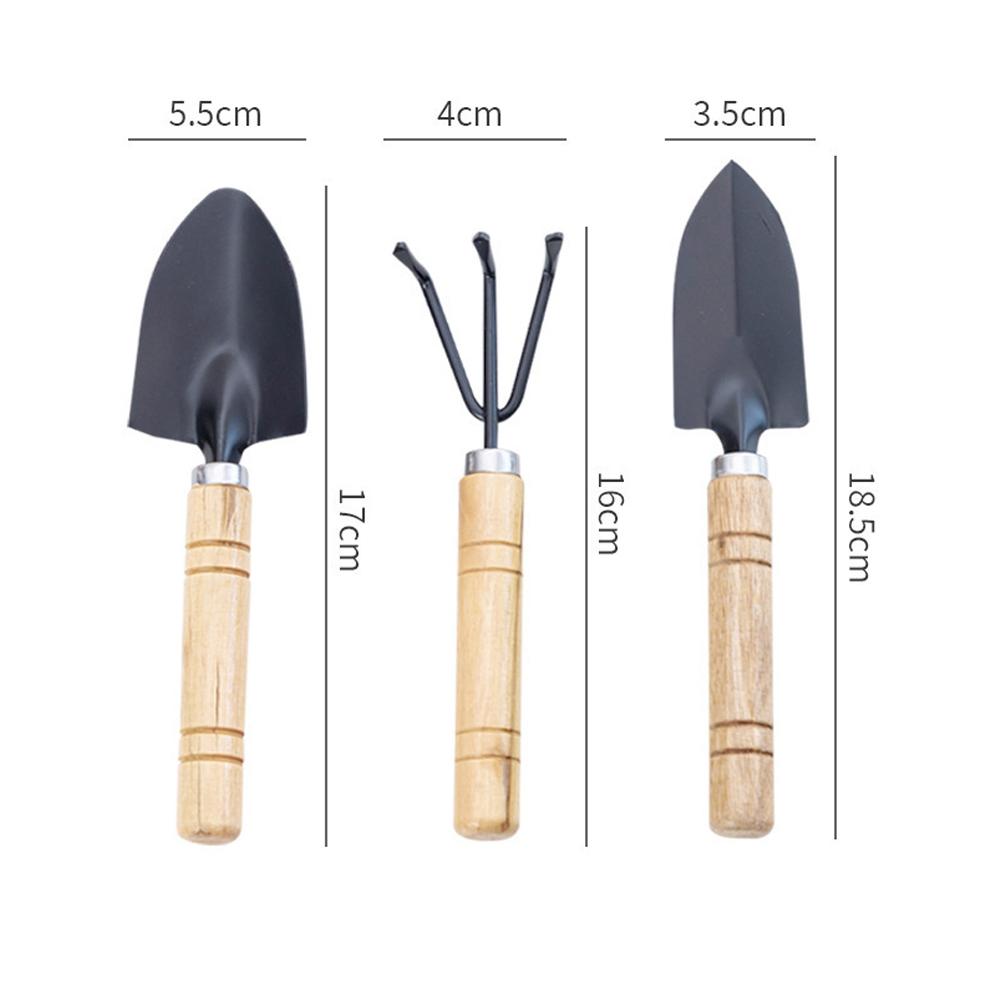 3PCS Mini Shovel Garden Tools Garden Iron Shovel Indoor Flower Potting, Soil Loosening, Flower and Vegetable Planting Tools