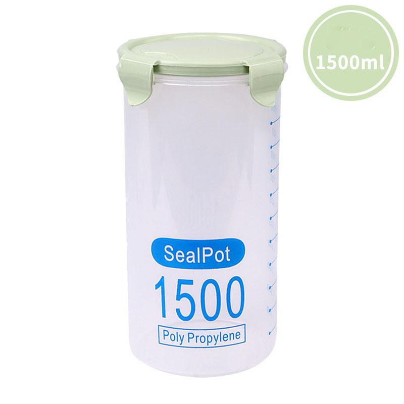 Бытовая прозрачная пластиковая герметичная банка для пищевых продуктов, кухонный ящик для хранения, резервуар для хранения