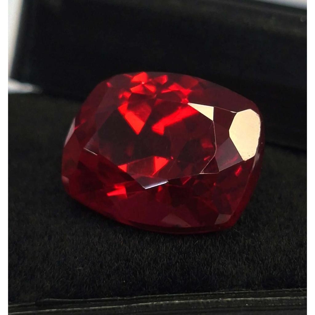 Cushion Cut Natural Red Ruby Mozambique 8-10 Ct Beautiful Certified Gemstone