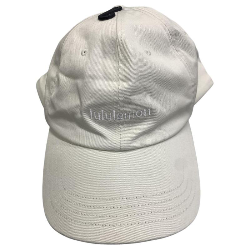 Lululemon Вышивка логотипа, хлопок полиэстер, кепка с козырьком, одинаковый стиль для мужчин и женщин, разноцветная BONE/WHT L/XL