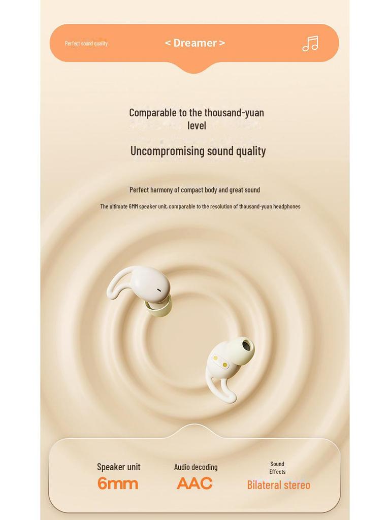 Беспроводные наушники REMAX Dreamer True Wireless Sleep — Bluetooth 5.3, низкая задержка