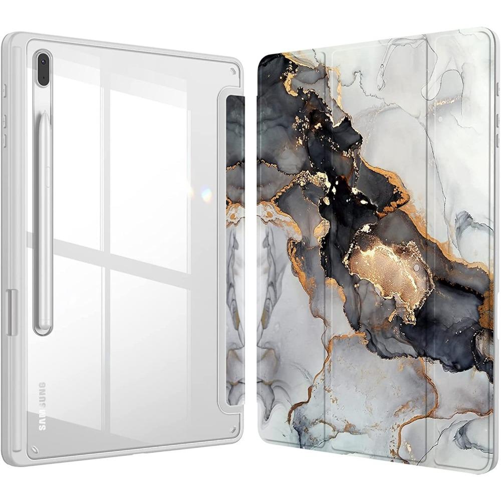 Для Samsung Galaxy Tab S9FE S10FE Plus 11 дюймов Чехол Акриловый Защита от сгибания со слотом для S Pen