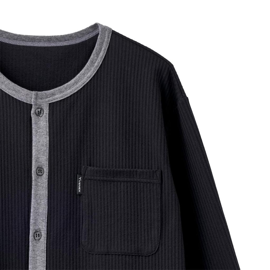 Venex Knit Soccer Recovery Light Size M Men's Pajamas, Gray,