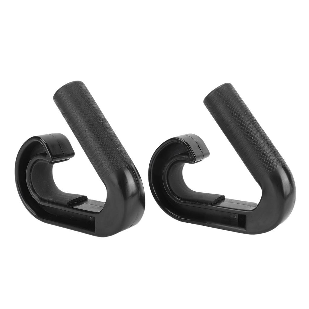 2 Pcs Neutral Grip Handles for Pull Up Non Slip Ergonomic Portable Hooks for Barbell Home Gym Fitness Strength Training