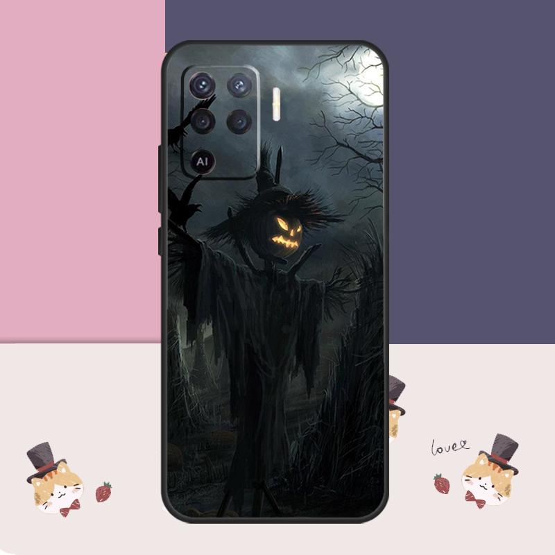 Чехол на Хэллоуин с тыквой, призраком, мумией для Oppo A94 A74 A54 A18 A38 A58 A78 A98 A80 A60 A40 A96 A76 A16 A15 A17 A57 A77 A5 Pro