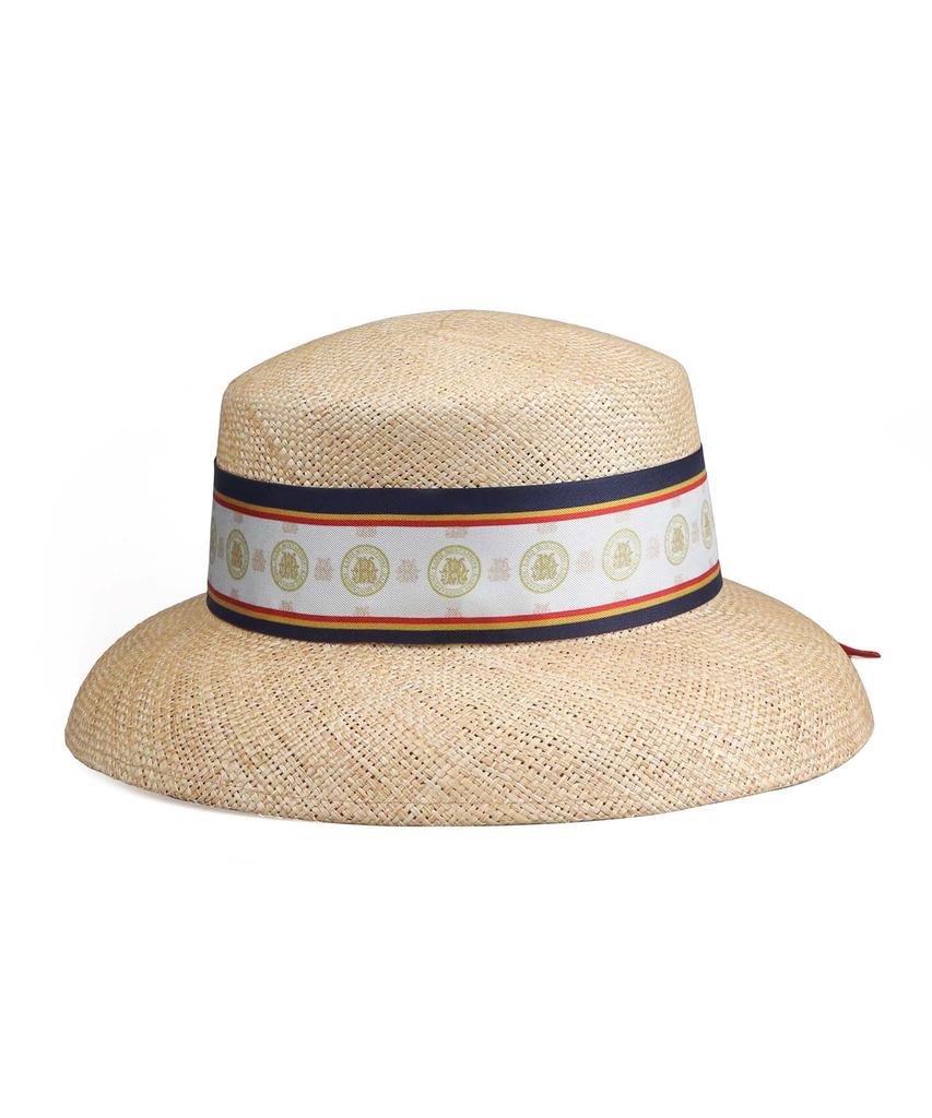 Kaliseumontapone Malissa Raffia Twilly Boater Hat Straw Hat