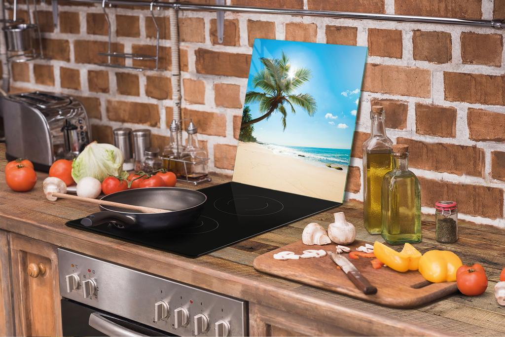SZKLANA DESKA DO KROJENIA 45x52 PLAŻA
