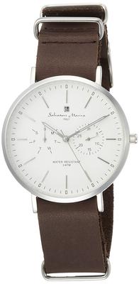 Часы Thin Regular Import Product Brown [Salvatore Mara] Multi-Calendar SM15117-SSWHSV Мужские