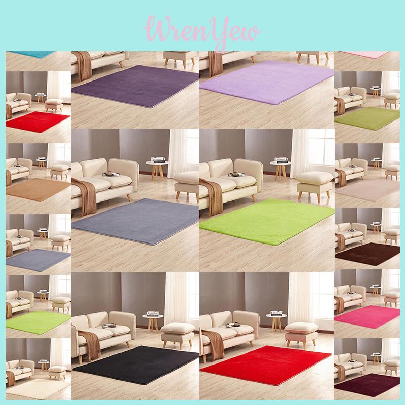 Super Soft And Solid Shaggy Rugs Perfect For Bedroom And Dining Room Comfort