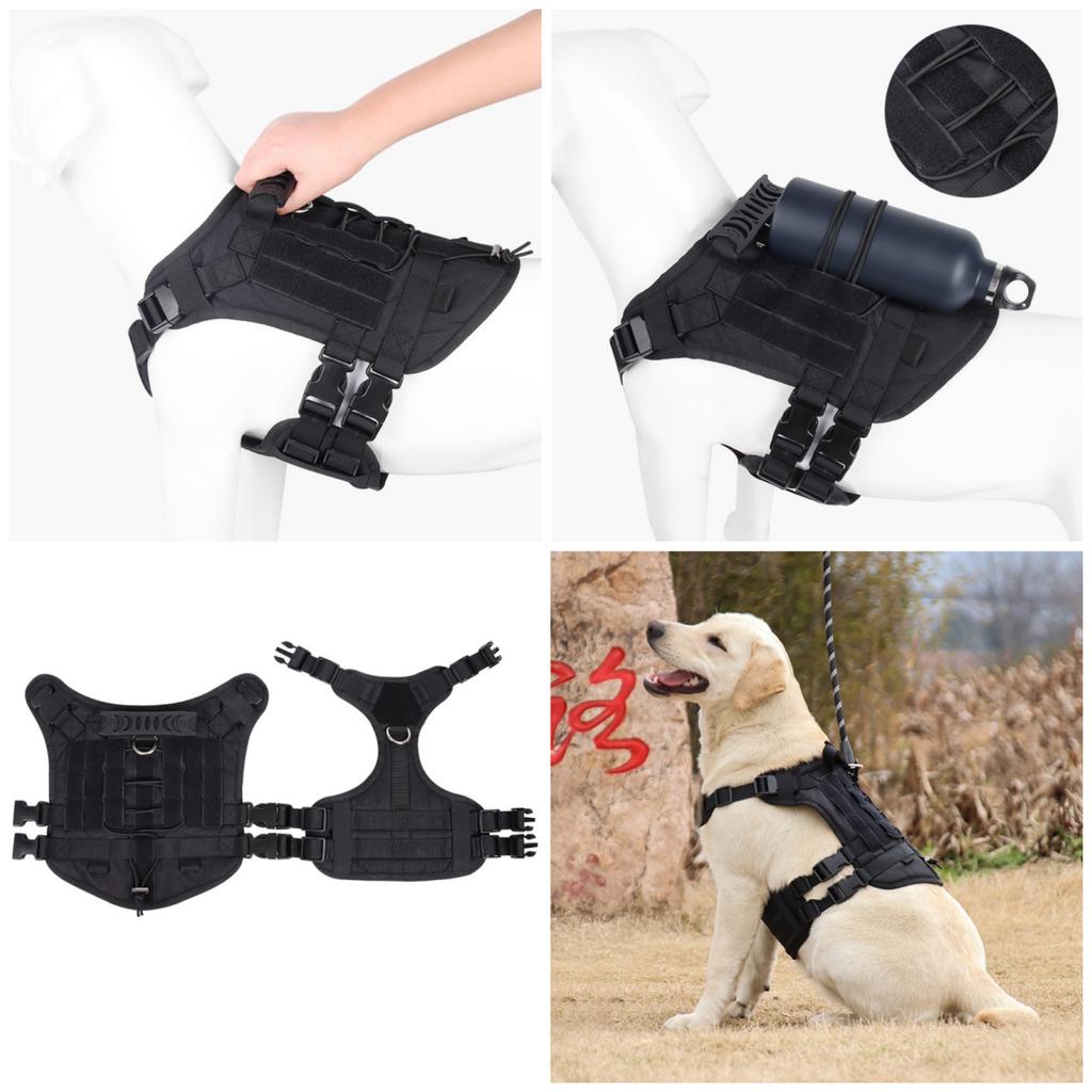 Тактический жилет для собак среднего размера, ночной светоотражающий ремень, дышащий жилет для собак, товары для прогулок на открытом воздухе