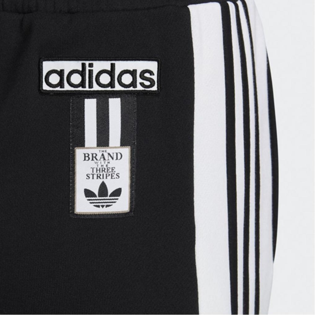adidas Оригинальные полосатые повседневные спортивные брюки Adibreak в стиле ретро для женщин, черные HH9453