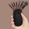 12Pcs Compact Mini Makeup Brush Set Wood Handle Concealer Brush Set Lip Liner Brush Set  Travel