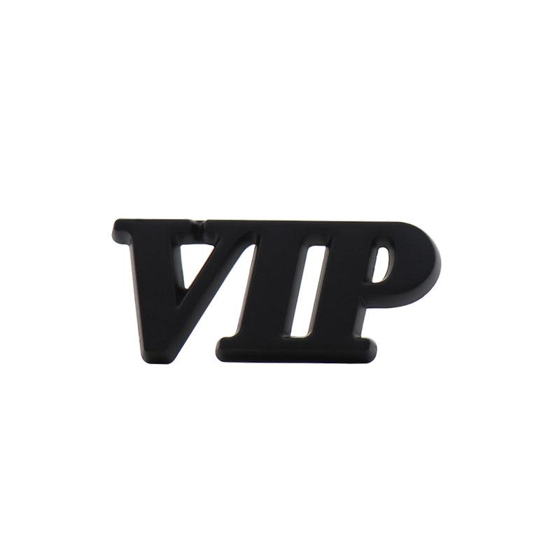3D Premium VIP for Car Hood Fender Trunk Rear Bonnet Nameplate Decal Emblem Badge Sticker