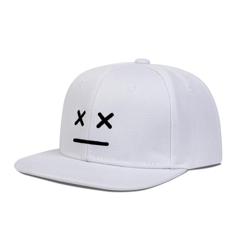 Baseball Emoji Embroidery Hat Children Street Fashion Boys And Girls Hats Outdoor Leisure Flat Top Cap Snapback Caps