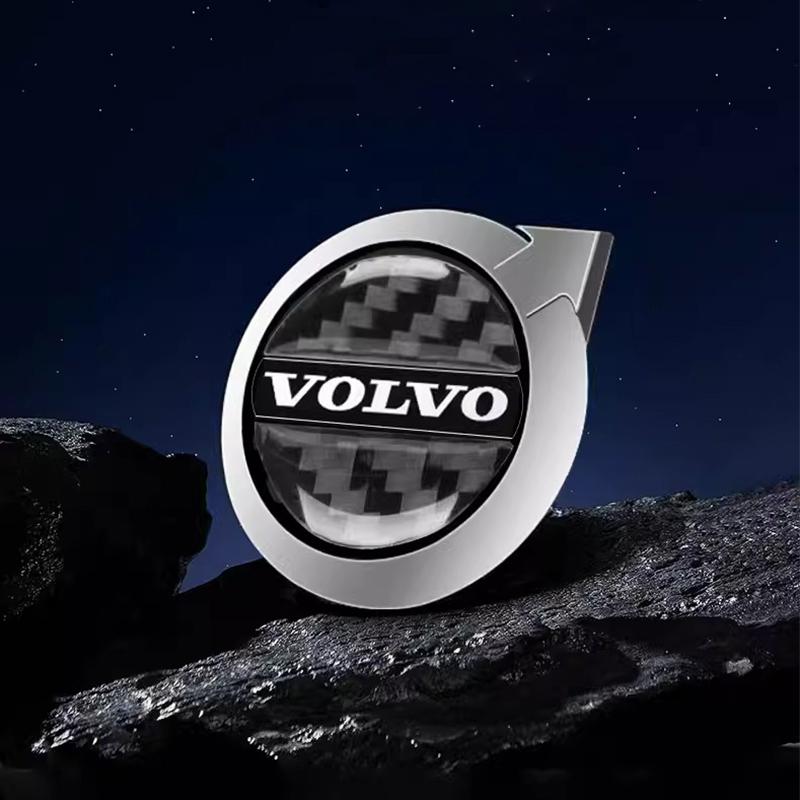 Car Steering Wheel Stickers Carbon Fiber Sticker Accessories For Volvo Xc60 Xc90 V40 V60 S60 V50 V90 S80 C40 XC40 V70 Rdesign