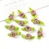 100/200Pcs Artificial Rose Flower Head Valentine's Day Bouquet Photo Props Baby Bride Gift Party Mother's Day Hairpin Decoration